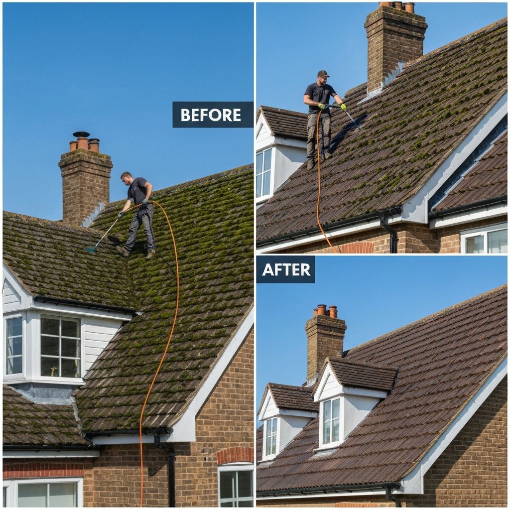 Roof Cleaning service in Purley